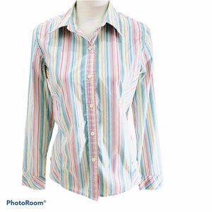 Liz Claiborne Villager Woman's Sz 12 Top button up